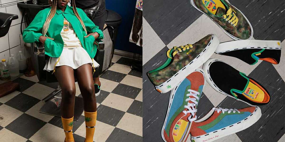 Known for bold detailing, graphic prints and the signature rubber soles