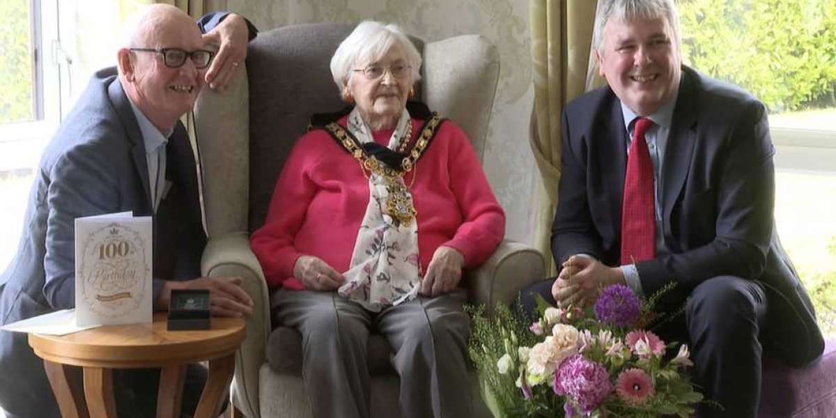 County Antrim centenarian receives jubilee gift