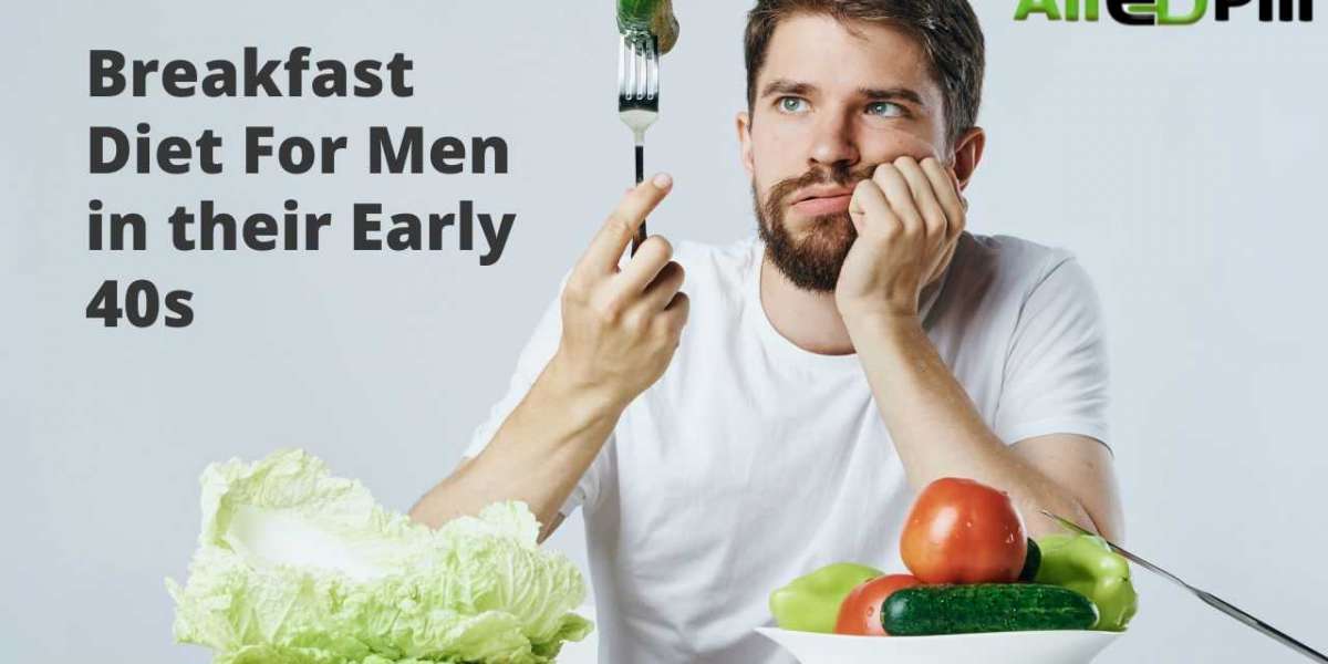 Breakfast diet for men in their early 40s